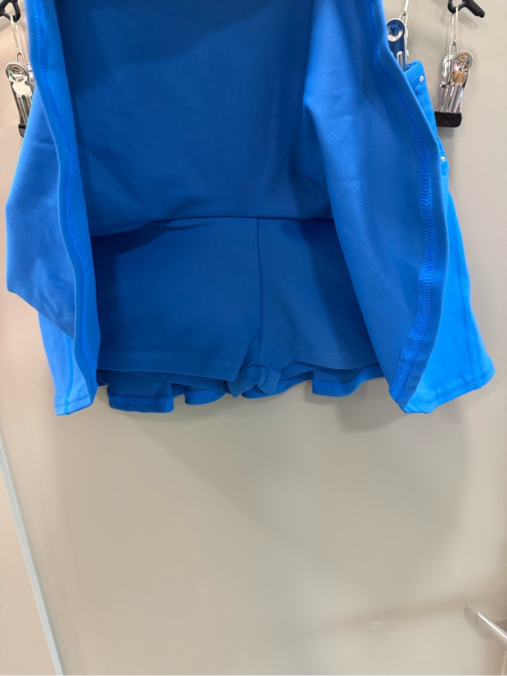 REBEL ATHLETIC Legendary Flouncy Skirt in Ash Blue Crystal - Picture 4 of 4